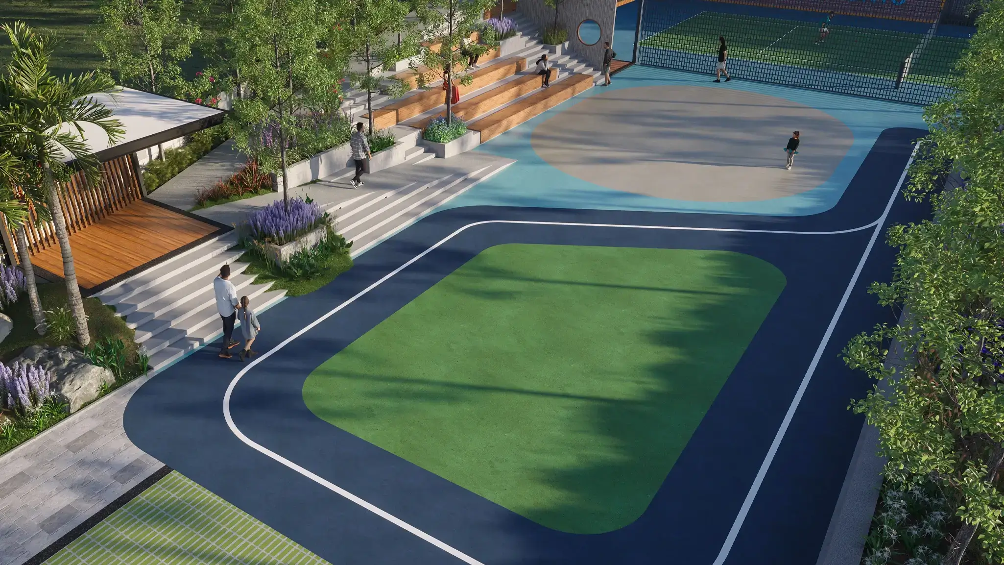 Skating Rink and Trim Trail